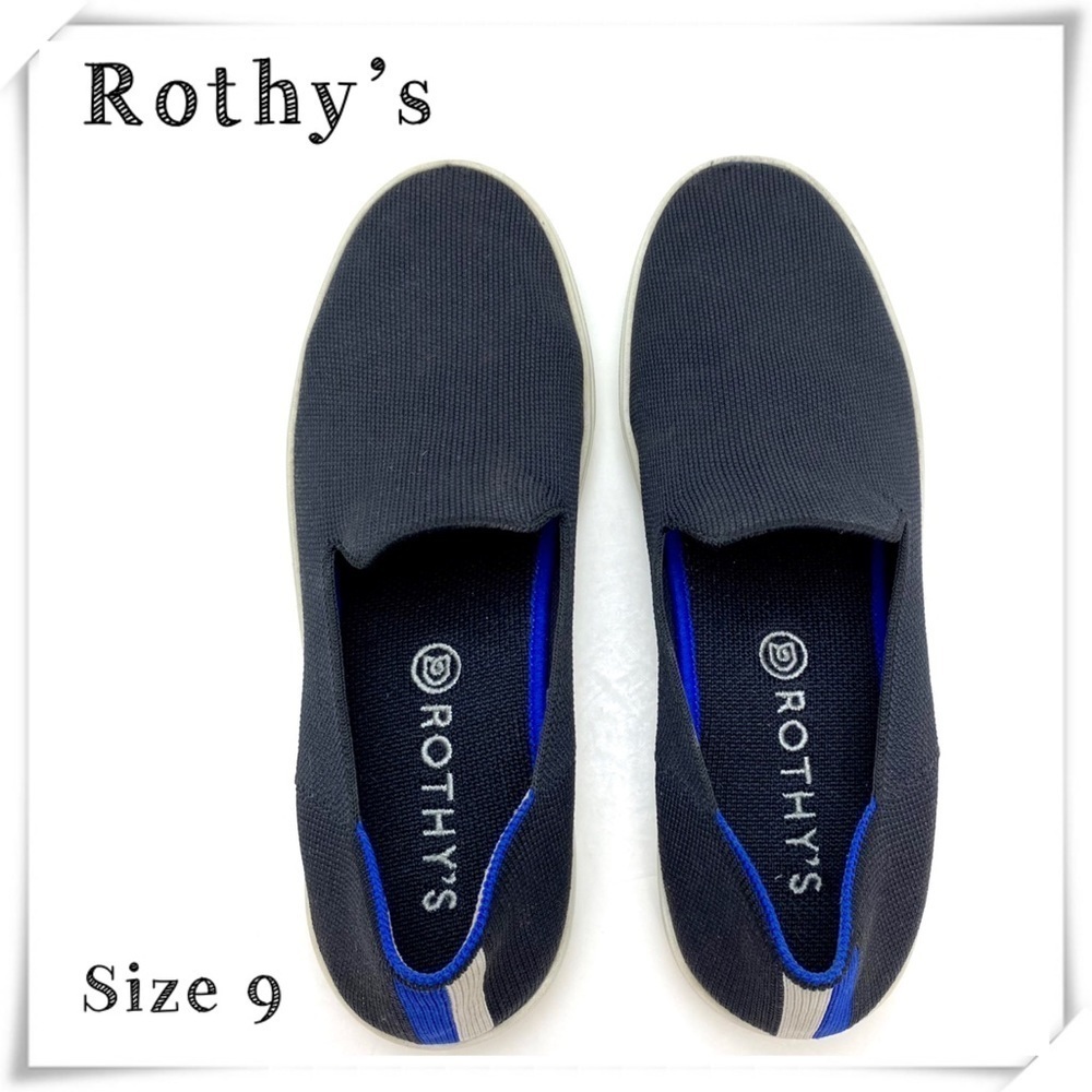 ROTHY’S The Original Slip On Sneaker in Black Size 9